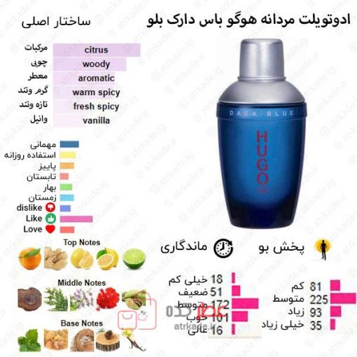 Hugo Dark Blue Hugo Boss for men