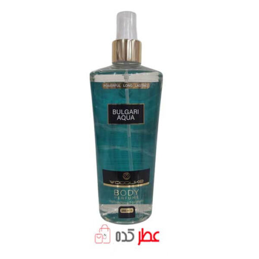 بادی اسپلش وود لایک بولگاری آکوا woodlike bulgari aqua حجم 250 میل