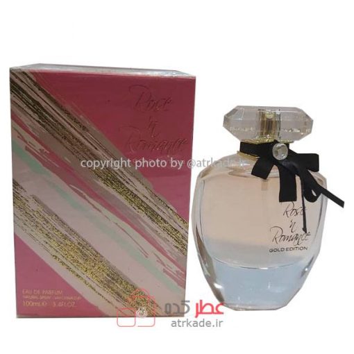 فراگرنس ورد  رز این رومانس گلد ادیشن 100 میل Fragrance World  rose in romance Gold Edition 100ml