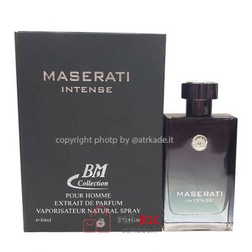 عطر ادکلن بی ام کالکشن مازراتی مشکی 80 میل Bm Collectoin MASERATI INTENSE  80 ml