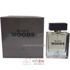 عطر ادکلن روونا  بلک وود ادو پرفیوم  حجم 100 میل Rovena black Woods Eau De Parfum 100ml