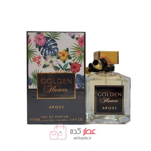 عطر ادکلن آرکیوس ARQUS Golden Flower حجم 100 میل ( فلورا بای گوچی )