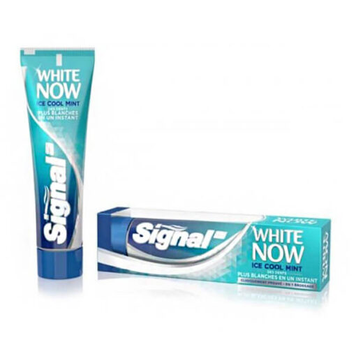 خمیر دندان سیگنال مدل signal white now ice cool mint حجم 75 میل