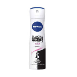 اسپری زنانه ضد تعریق نیوا مدل nivea black & white حجم 150 میل