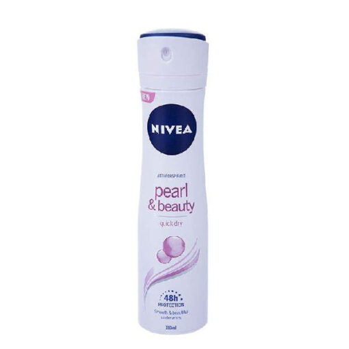 اسپری زنانه ضد تعریق نیوا مدل nivea peral & beauty حجم 150 میل