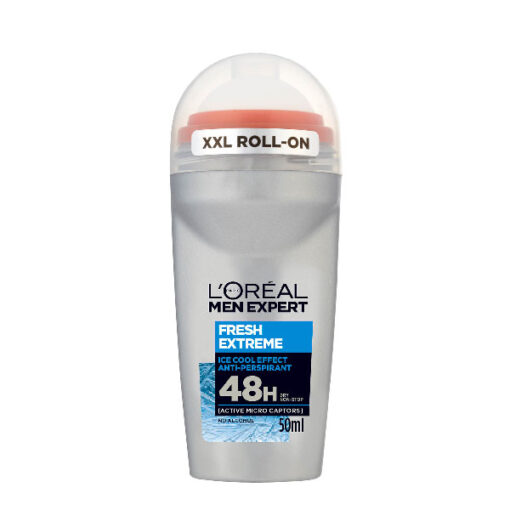 مام رول ضد تعریق لورال مدل loreal men expert fresh extreme حجم 50 میل