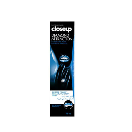خمیر دندان کلوس آپ مدل Closeup Diamond attraction حجم 75 میل