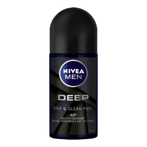 مام رول نیوا مدل nivea men deep حجم 50 میل