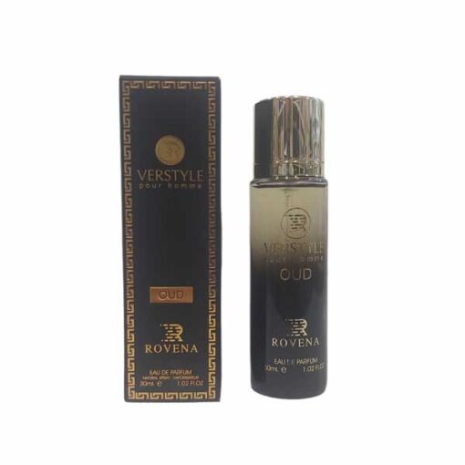 ادو پرفیوم روونا Rovena Verstyle Pour Homee Oud حجم 30 میل ( ورساچه عود نویر )