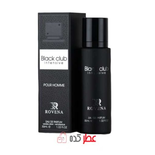 ادکلن مردانه روونا Rovena Black Club Intensive حجم 30 میل "آرماف کلاب دی نویت اینتنس"