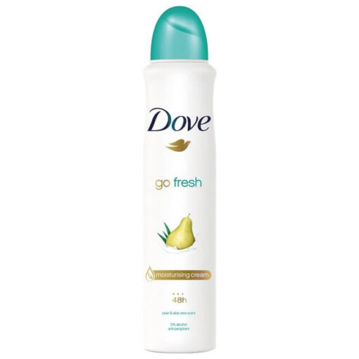 اسپری زنانه داو Dove Go fresh pear&Aloe Vera Scent حجم 250 میل