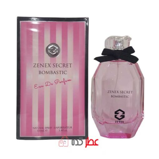 ادکلن زنانه زنیکس Zenex Secret Bombastic حجم 100 میل "ویکتوریا سکرت بامبشل"