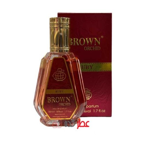 عطر مردانه فراگرنس ورد Brown Orchid Ruby حجم 50 میل