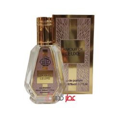 عطر جیبی زنانه فراگرنس ورد Amoue De Leuxe حجم 50 میل "لالیک لامور"