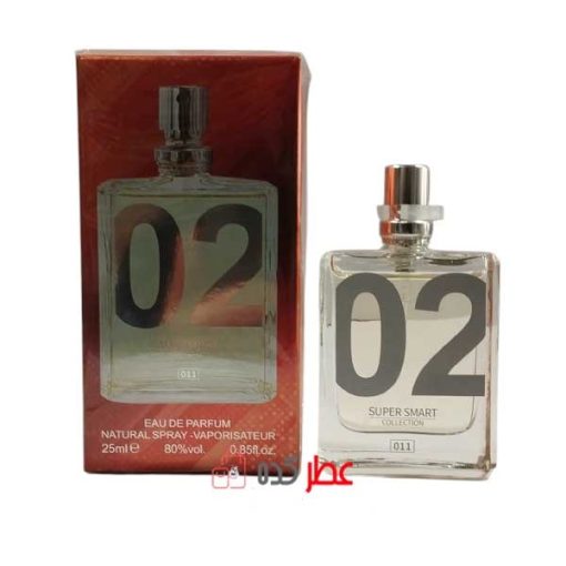 ادکلن جیبی مردانه سوپر اسمارت Super Smart 011 "مولکول 02" 25 میل